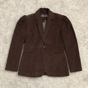 Anthropologie Blank NYC Brown Corduroy Blazer